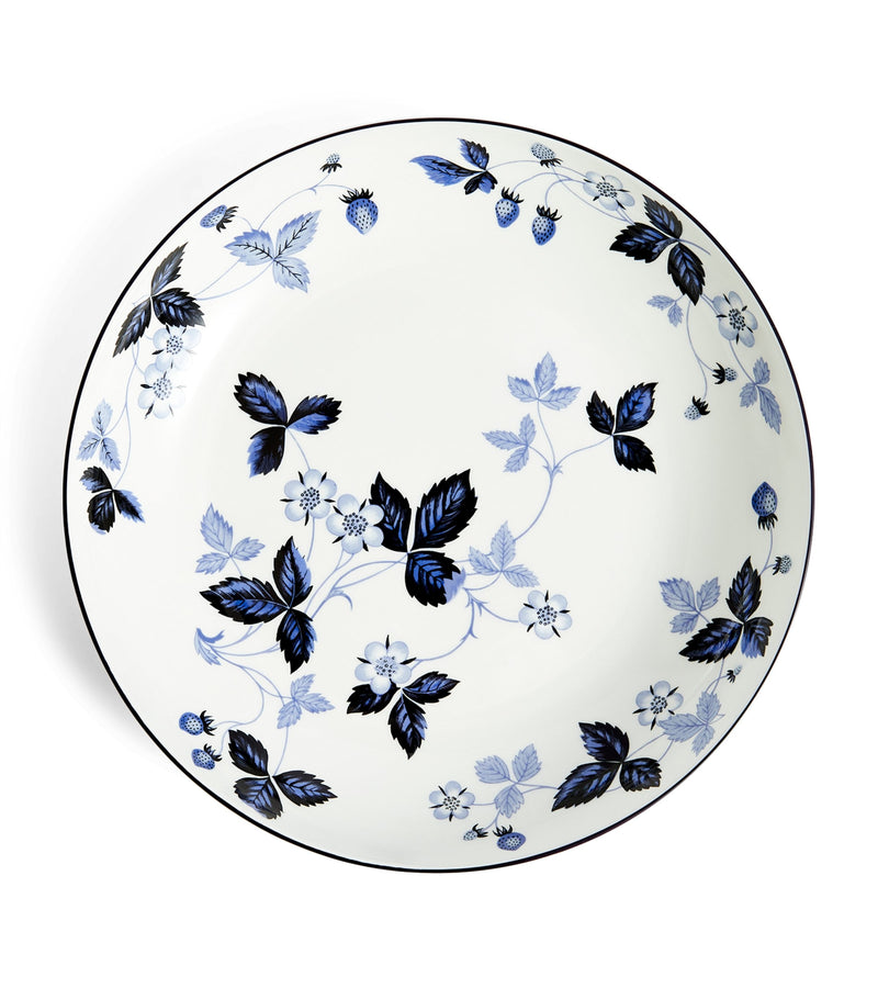 Wedgwood Wild Strawberry Inky Blue pasta bowl 24cm (British brand)