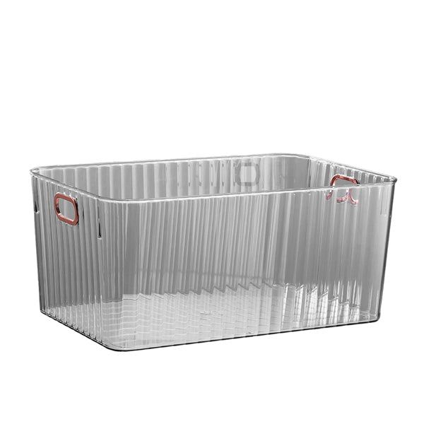 Livingandhome grey desktop storage organiser, 26x21x10cm - British product