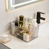Livingandhome grey desktop storage organiser, 26x21x10cm - British product