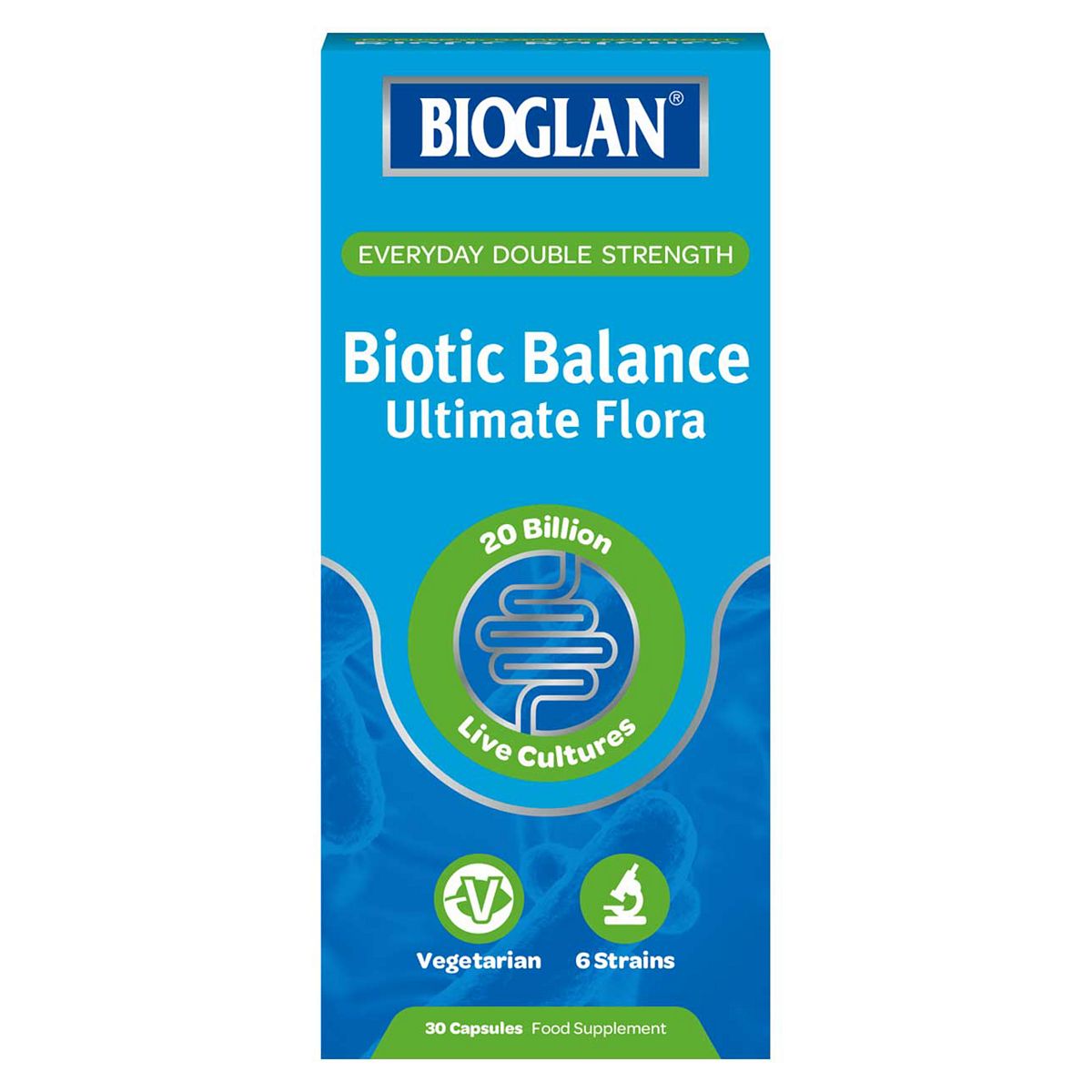 Bioglan Biotic Balance Ultimate Flora - 30 Capsules Acidophilus & Friendly Bacteria Boots   