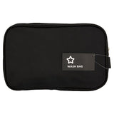 Superdrug Mens Two Zip Black Wash Bag GOODS Superdrug   