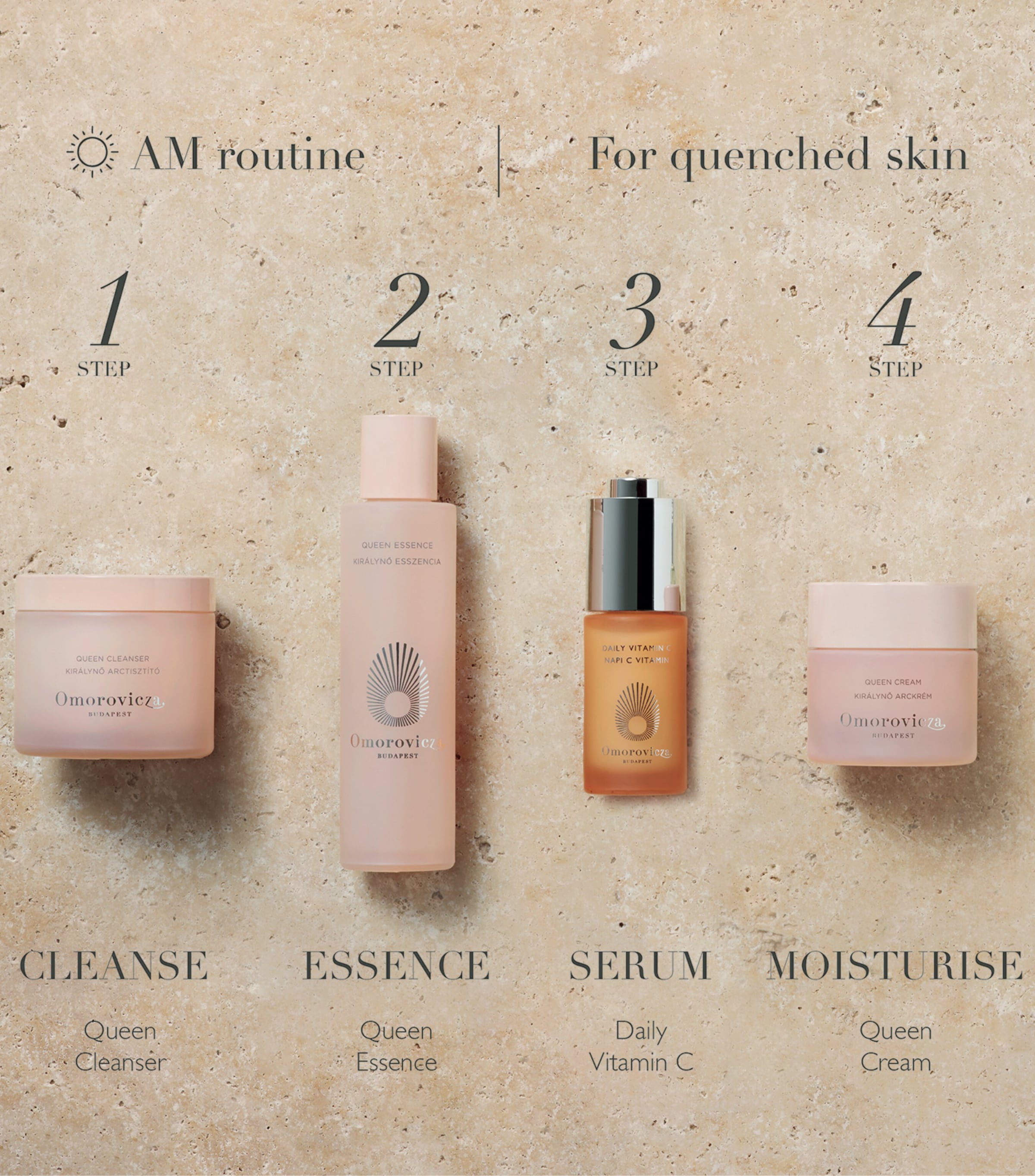 Omorovicza Queen Essence facial toner 100ml, imported from the UK