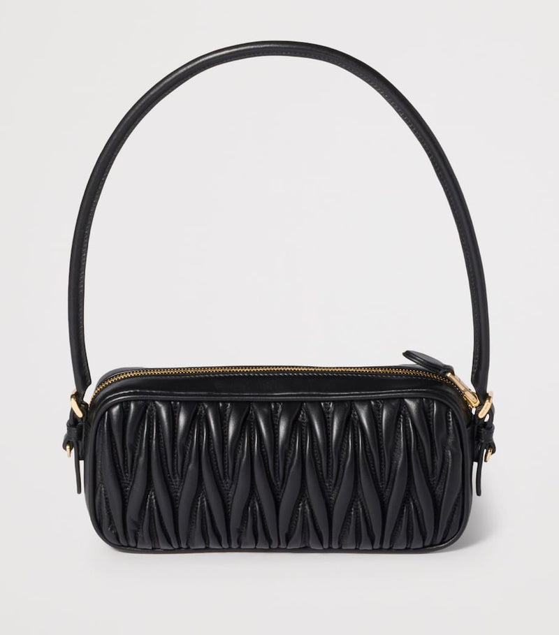 Miu Miu Matelassé Nappa Leather Pouch (British brand)