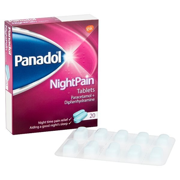 Panadol Night Paracetamol + Diphenhydramine Tablets 20s GOODS Superdrug   