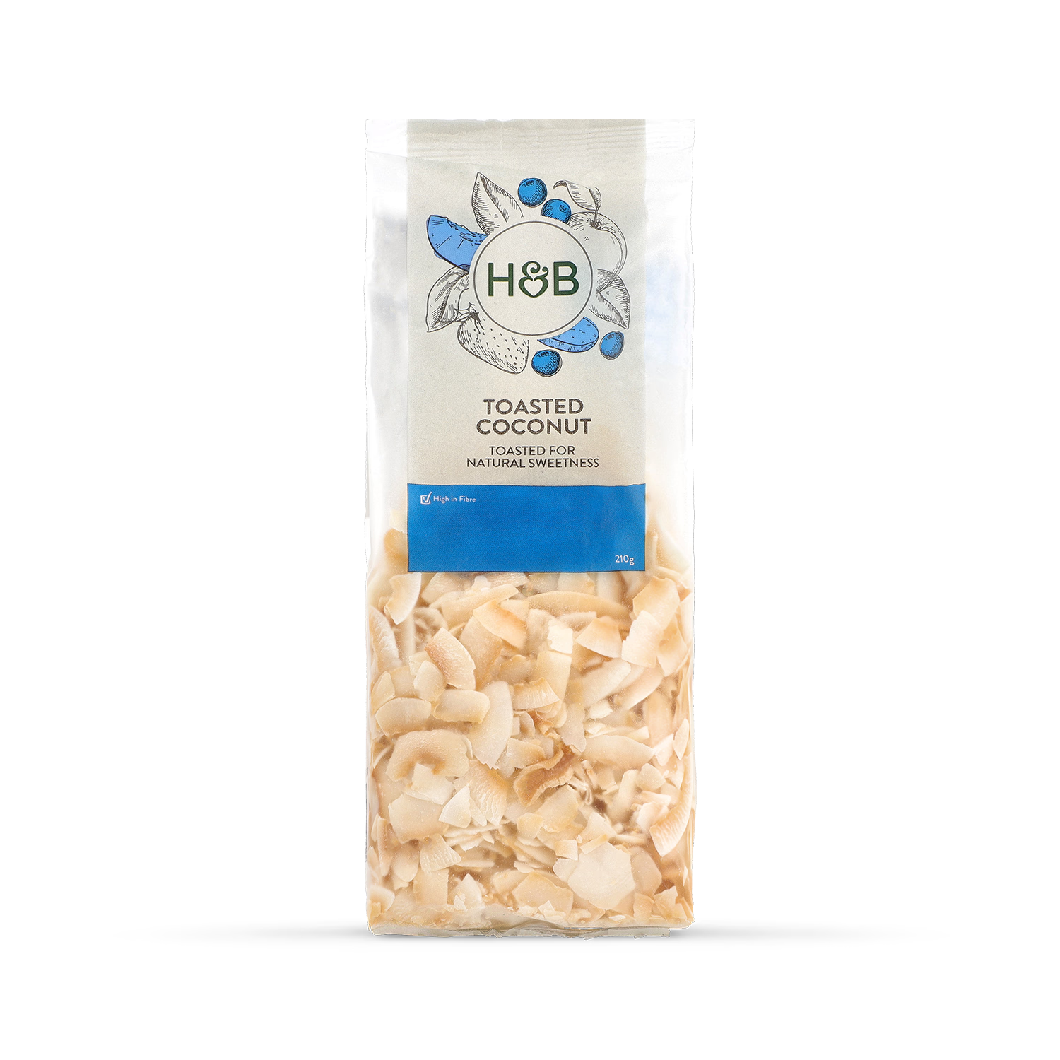 Holland & Barrett Toasted Coconut 210g, UK version