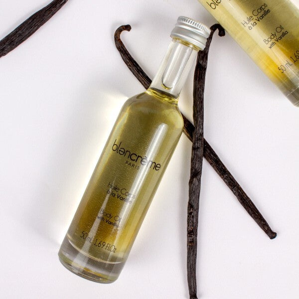 BLANCREME Vanilla Body Oil 50ml, imported from the UK
