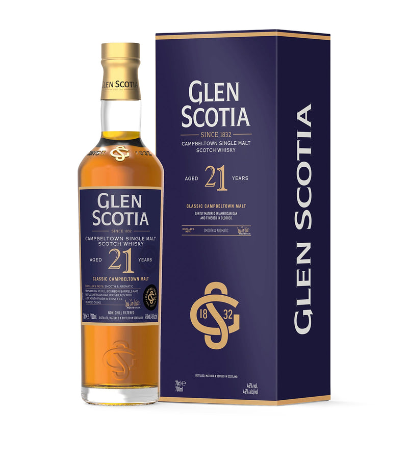 Glen Scotia 21-year-old single malt whisky 70cl, UK version