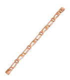 Boodles 18-karat rose gold knot bracelet, UK version