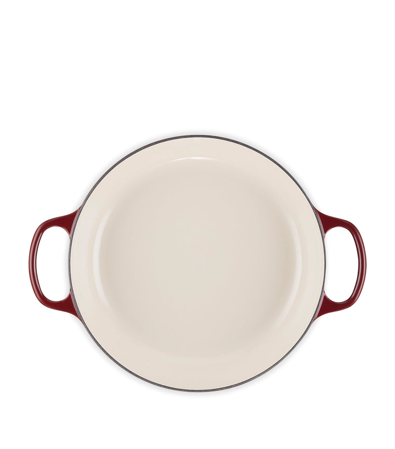Le Creuset cast iron shallow casserole dish 30cm, UK version