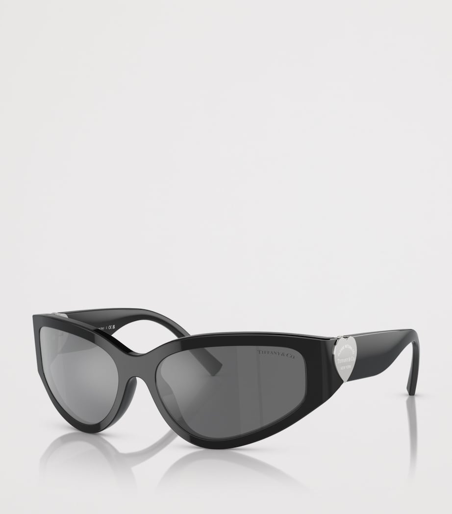 Tiffany & Co irregular acetate sunglasses, UK version