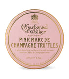 Charbonnel et Walker Pink Marc de Champagne chocolate truffles 275g - British product