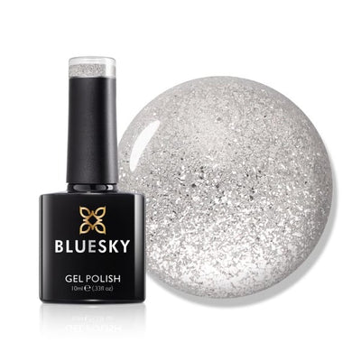 Superdrug Bluesky Gel Polish Platinum Diamonds & Pearls Nail Polish- Buy online at McGrocer