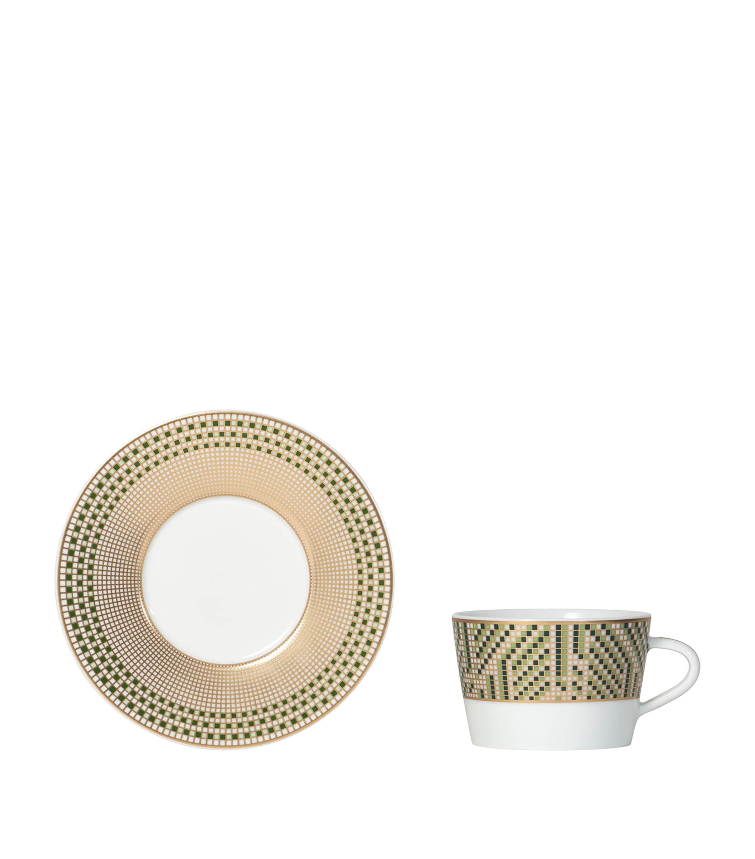 Bernardaud porcelain teacup and saucer - British product