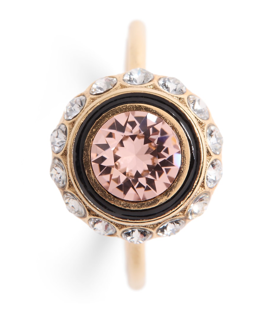 Valentino Garavani crystal VLogo signature ring, UK version