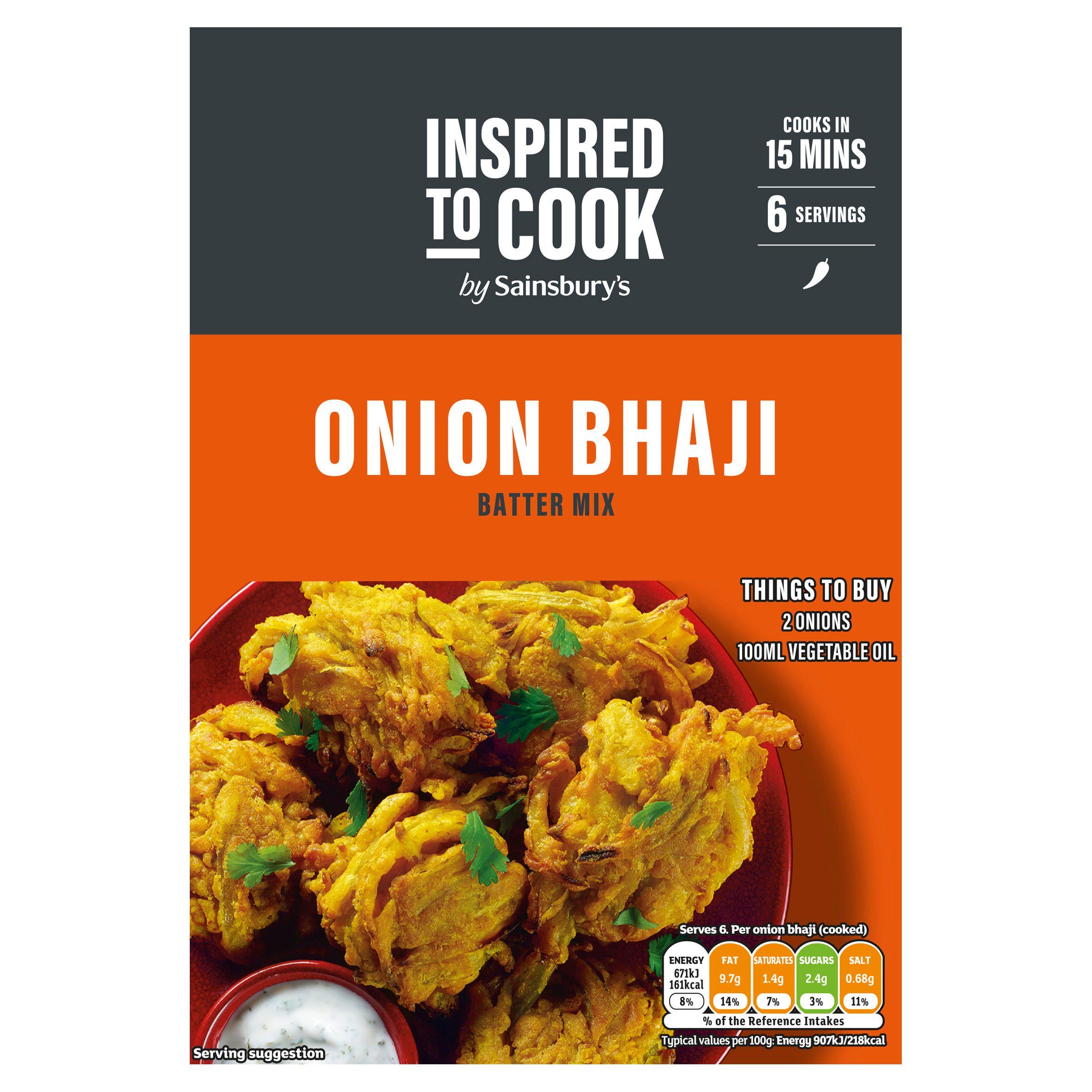 Sainsbury's Onion Bhaji Batter Mix, Inspired to Cook 130g GOODS Sainsburys   