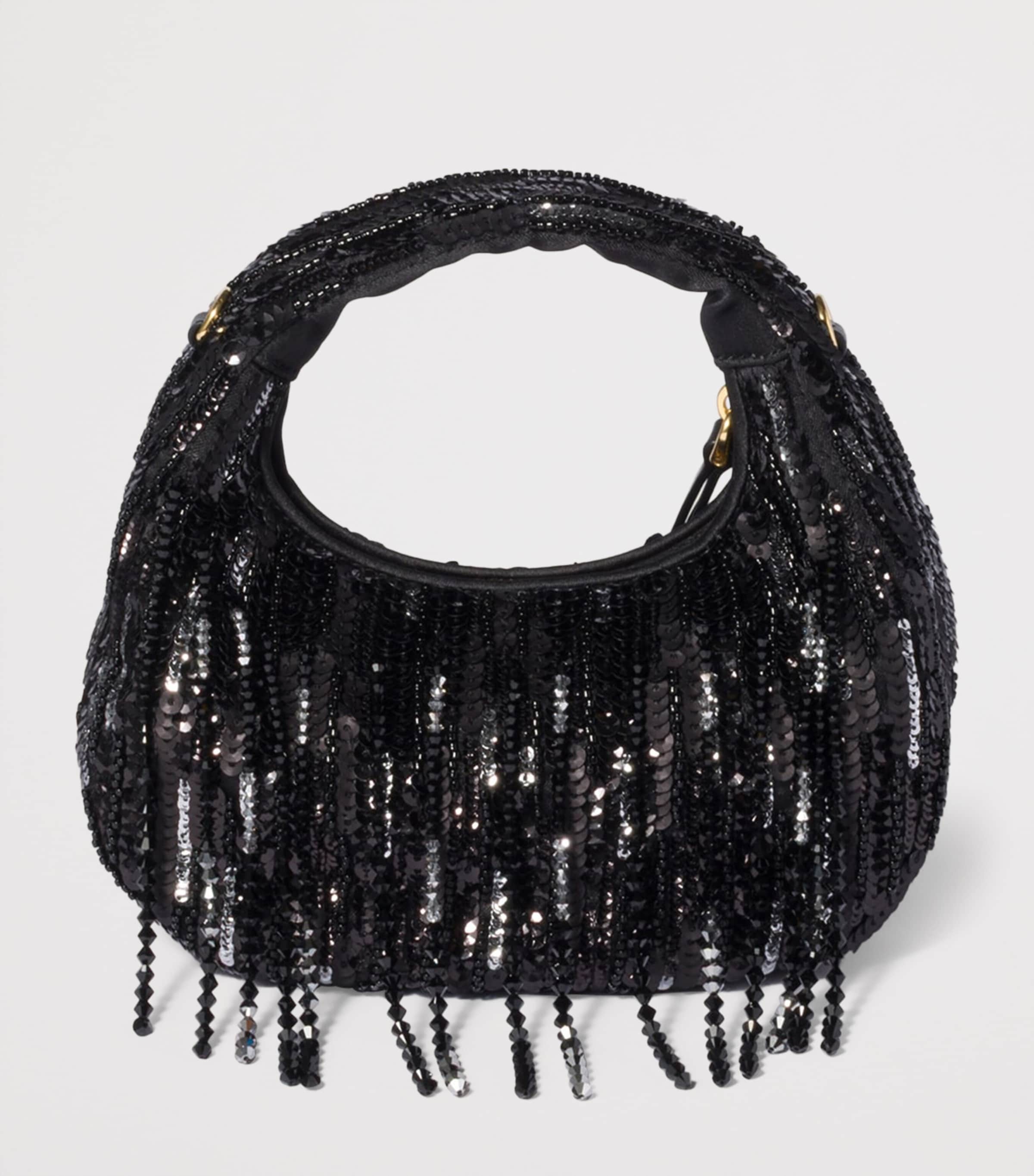 Miu Miu Wander bag with sequins and beaded tassels (British brand)