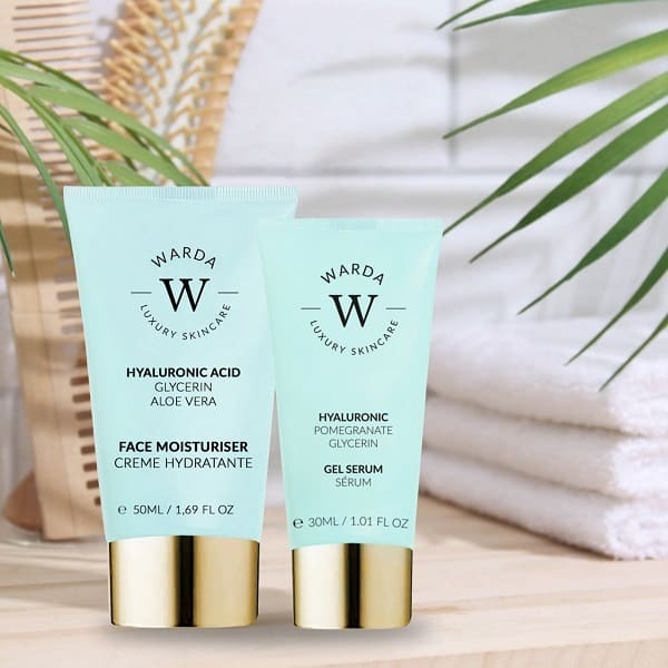 Warda Hyaluronic Acid Moisturiser + Gel serum GOODS Superdrug   