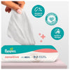 Pampers Sensitive Plastic Free Baby Wipes 52 wipes, imported from the UK