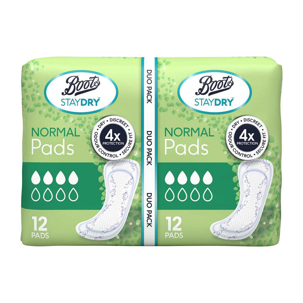 Boots Staydry Normal Pads Duo Pack