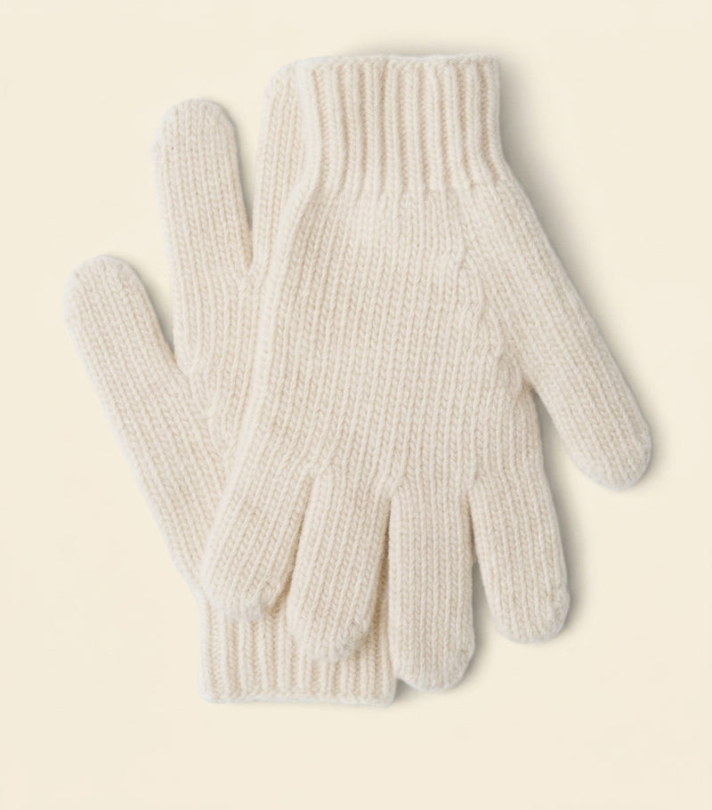 Prada wool logo gloves, UK version
