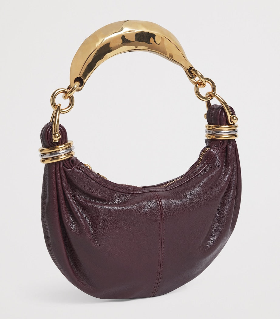 Chloé banana top handle bag grained leather - UK version