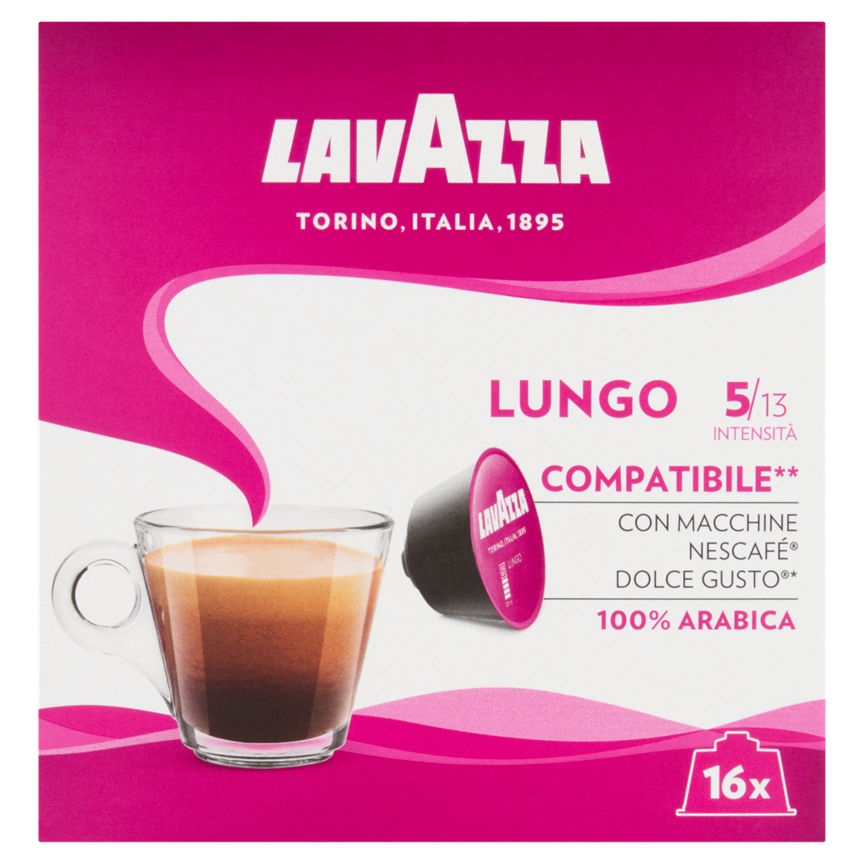 Lavazza Lungo Dolce Gusto Compatible Capsules x16