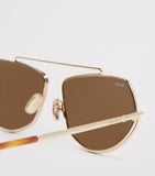 Max Mara metal square sunglasses (British brand)