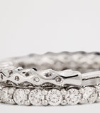 Harrods white gold diamond hoop earrings 1.25ctw, UK version