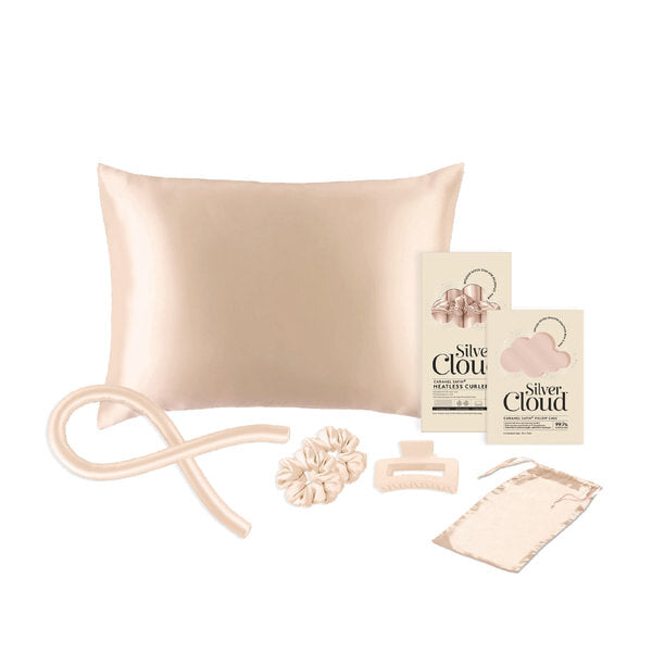Silver Cloud Curl & Dream Set caramel, imported from the UK