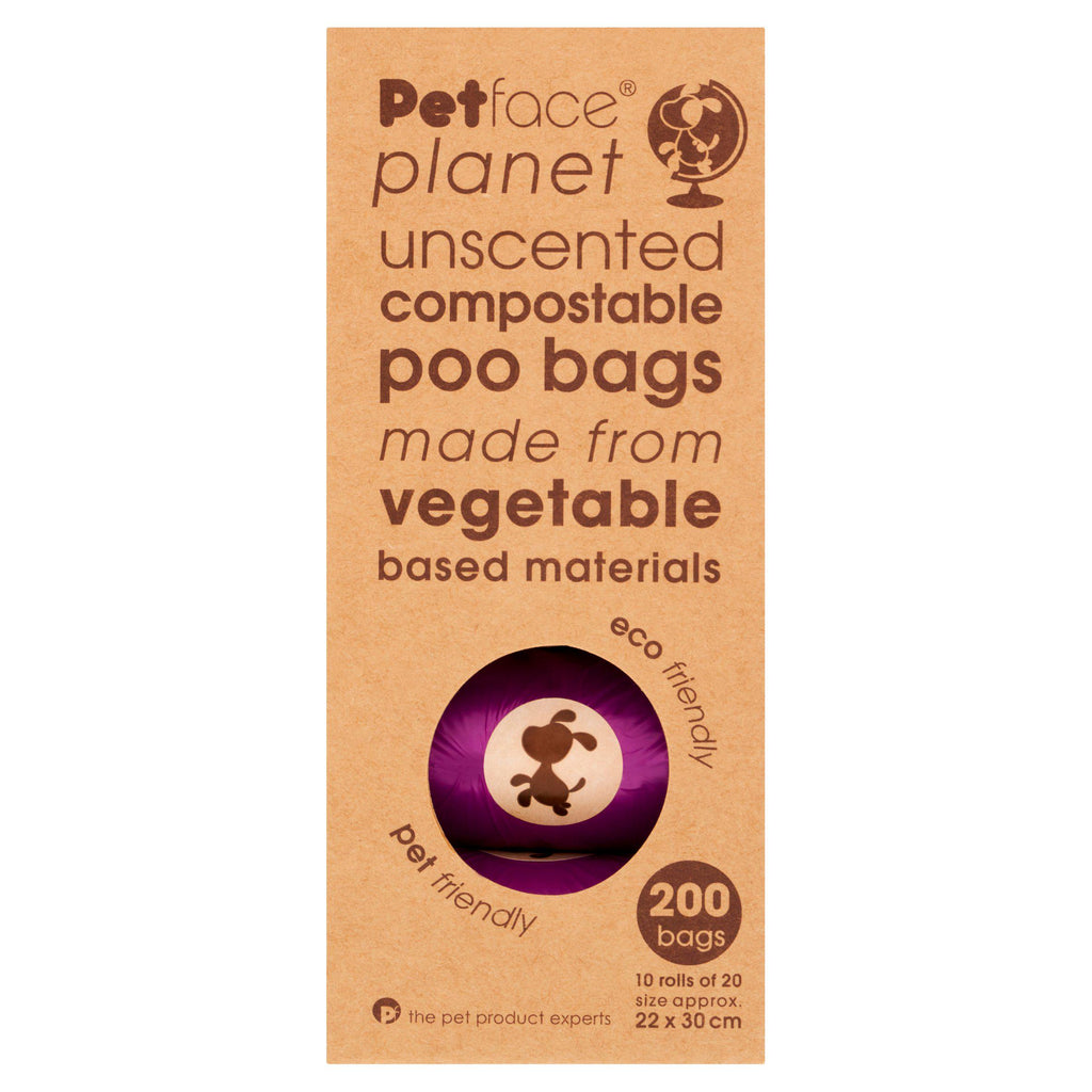 Petface Planet Unscented Compostable Poo Bags x200