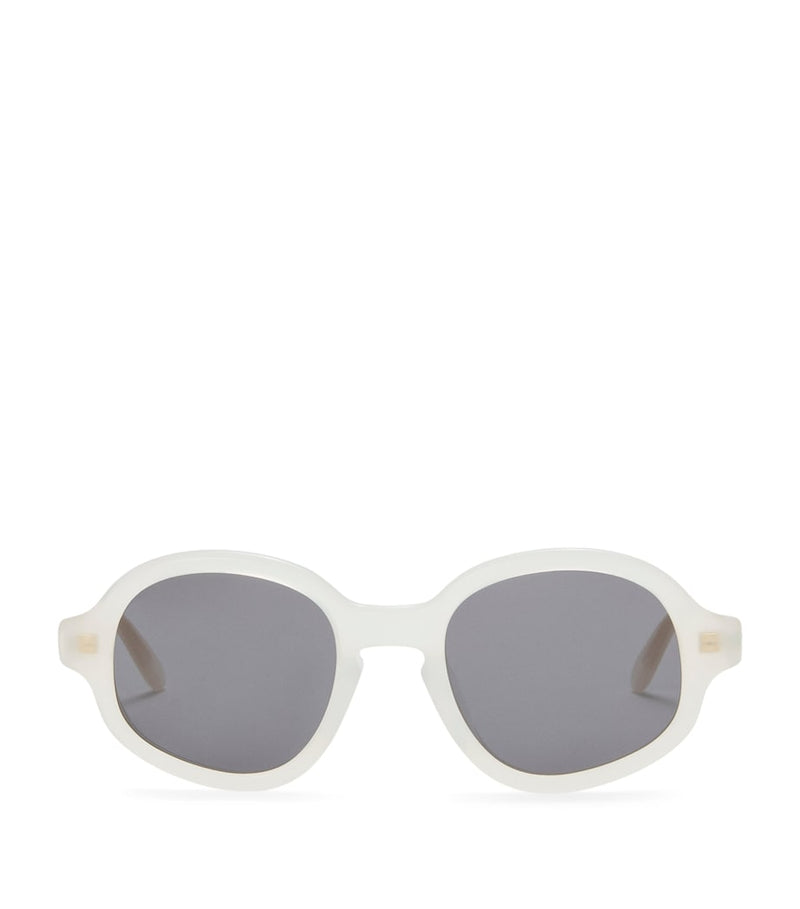 LOEWE Delta Slim Sunglasses tinted lenses white rims - British product