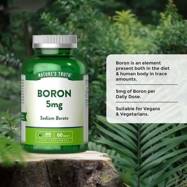 Nature's Truth Boron 5mg 60 tablets - British product