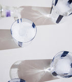 The Conran Shop Nova Stripe glass tumblers 360ml (British brand)