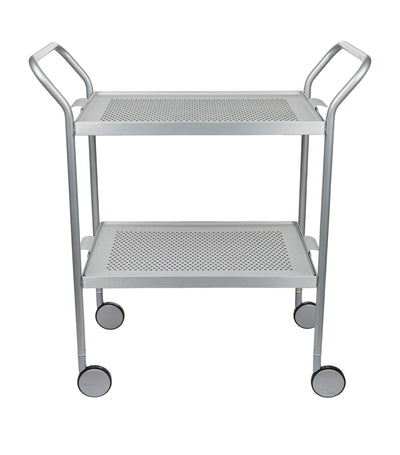 Harrods Kaymet Rubber Grip Two-Tiered Food Serving Trolley- Buy online at McGrocer