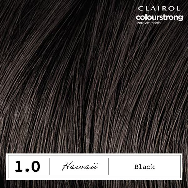 Clairol Colour Strong permanent hair dye black - British product