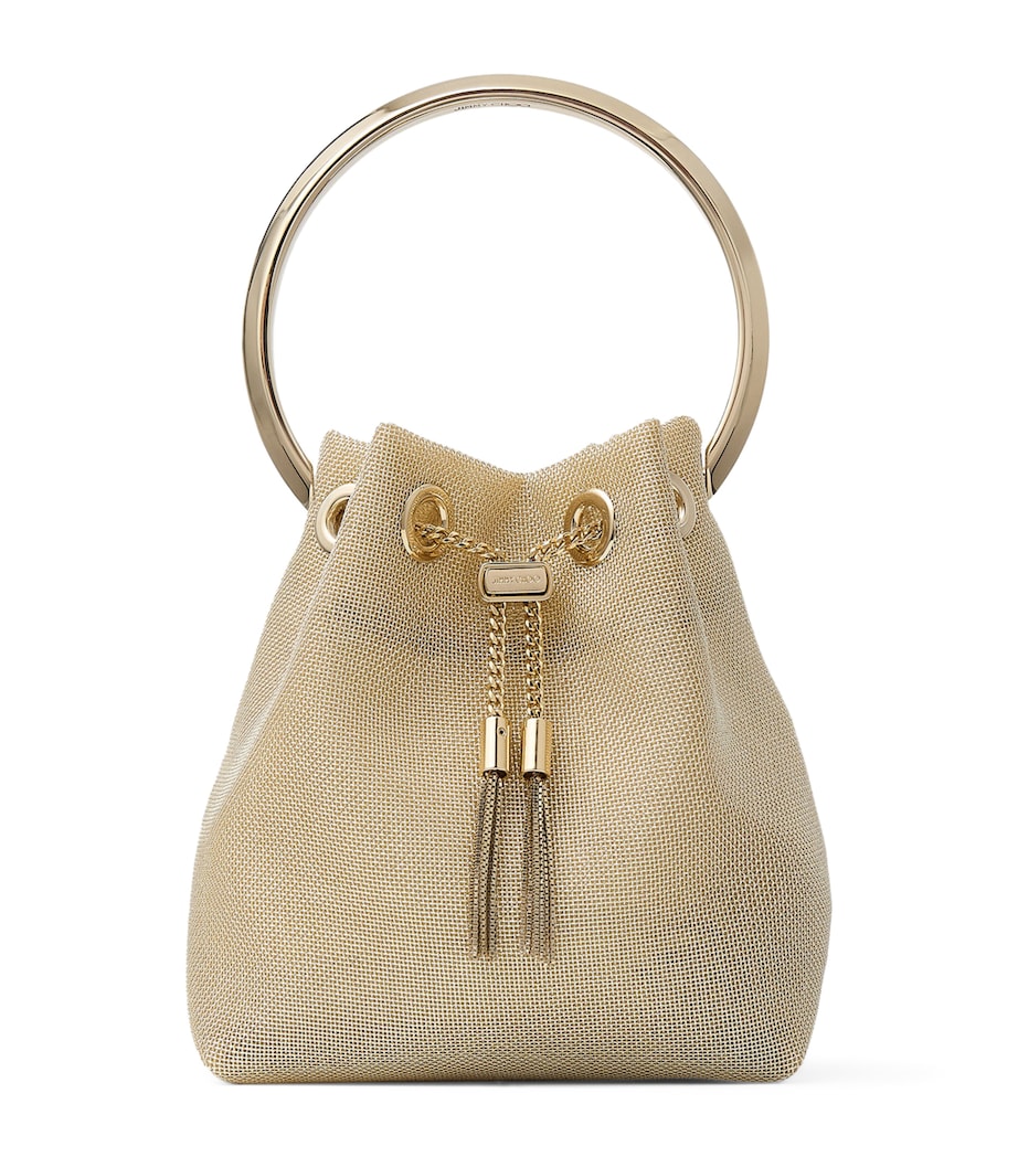 Jimmy Choo Bon Bon mesh top-handle bag (British brand)
