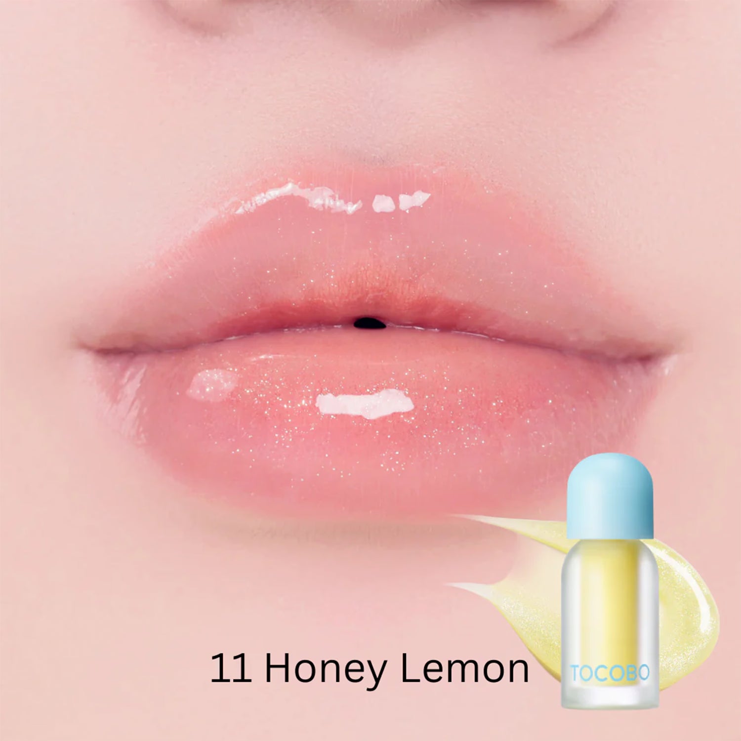 TOCOBO plumping lip oil Honey Lemon, UK version