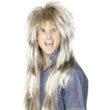 Smiffys 80s Mega Mullet wig blonde and brown - British product
