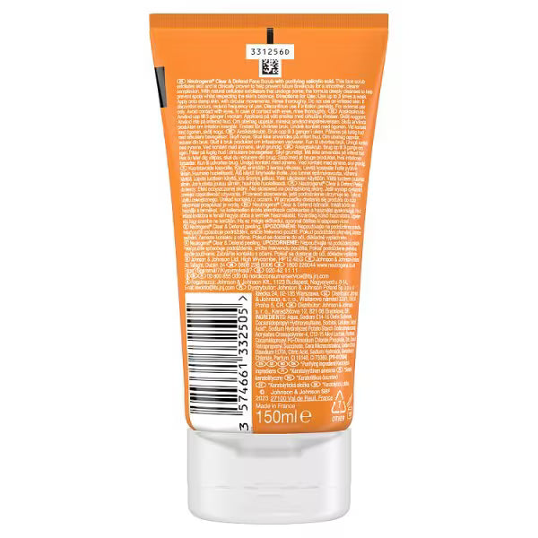 Neutrogena Clear & Defend Facial Scrub 150ml