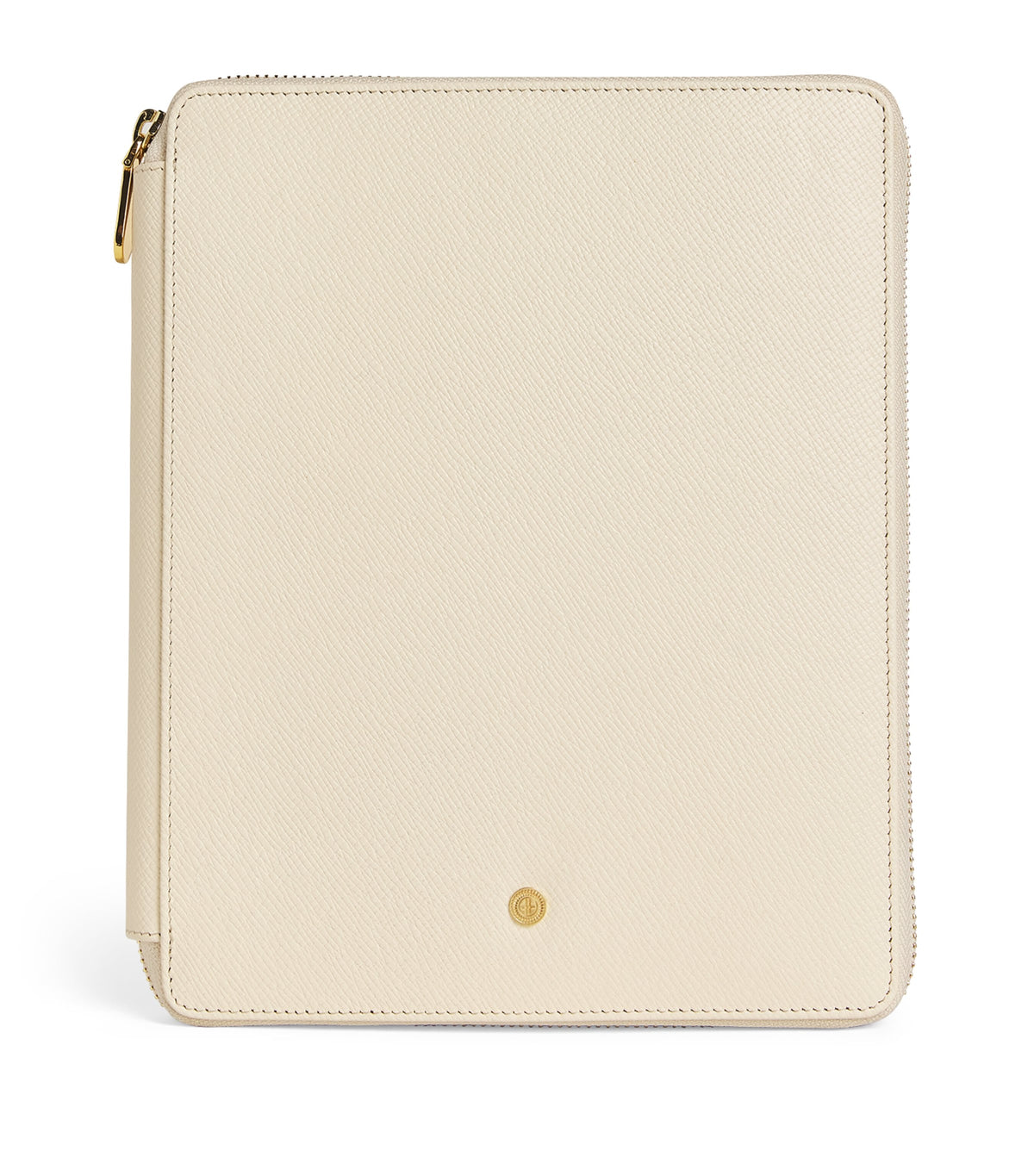 Harrods leather writing folder with A5 notebook and compartments, UK version