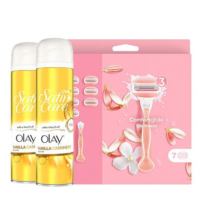 Venus Spa Breeze barberblad og barberskum XXL Bundle