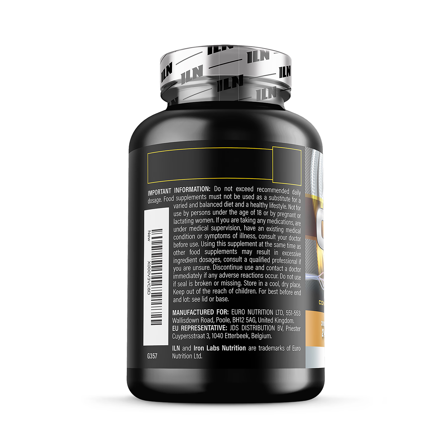 CLA softgels 3000mg 120 count supplement, imported from the UK