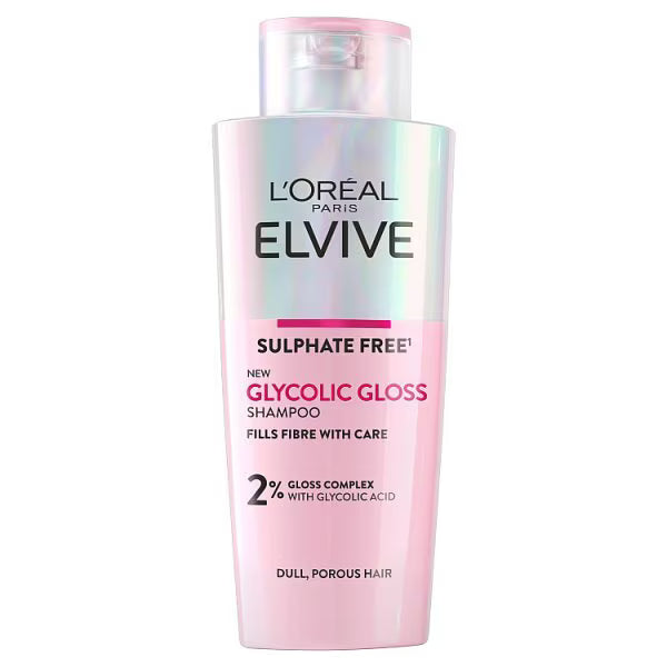 L'Oreal Elvive Glycolic Gloss Shampoo 200ml, imported from the UK