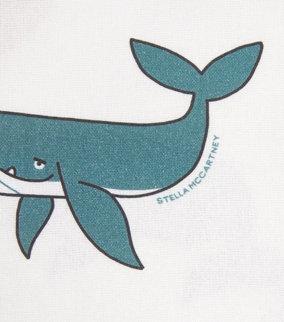 Stella McCartney Kids cotton whale shirt for children 3-14 years - British product