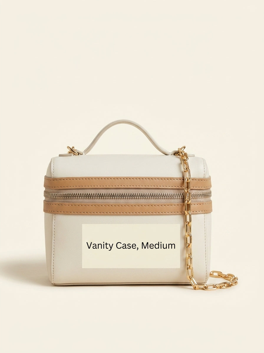 Burberry mini check canvas vanity bag - British product