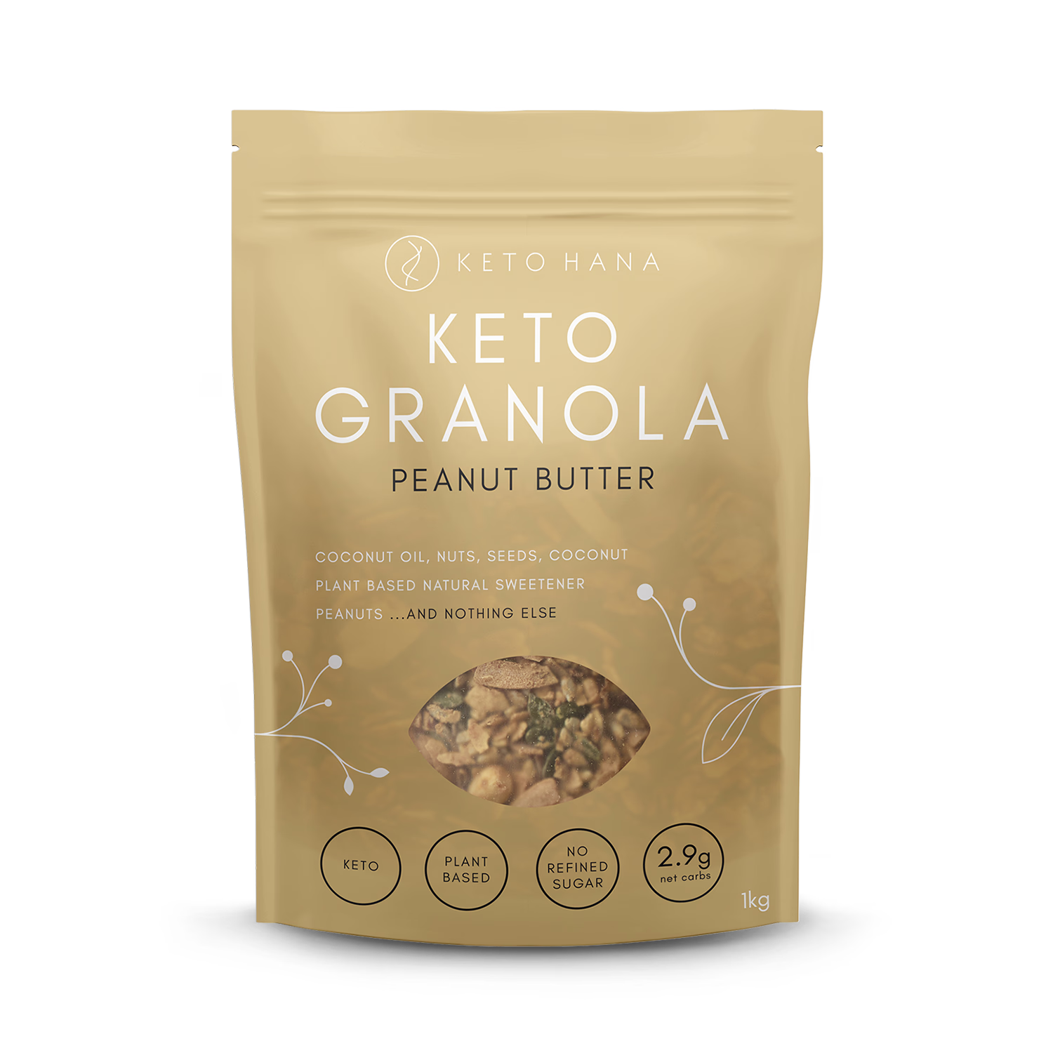 Keto Hana Peanut Keto Granola 1kg