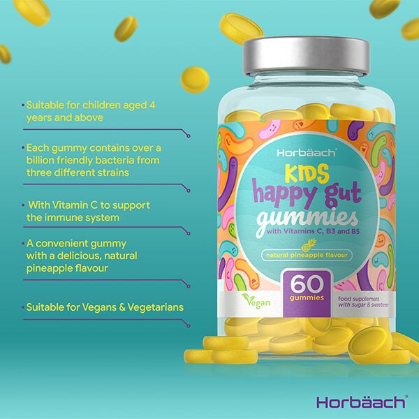 Horbaach Kids Happy Gut - 60 Gummies GOODS Superdrug   