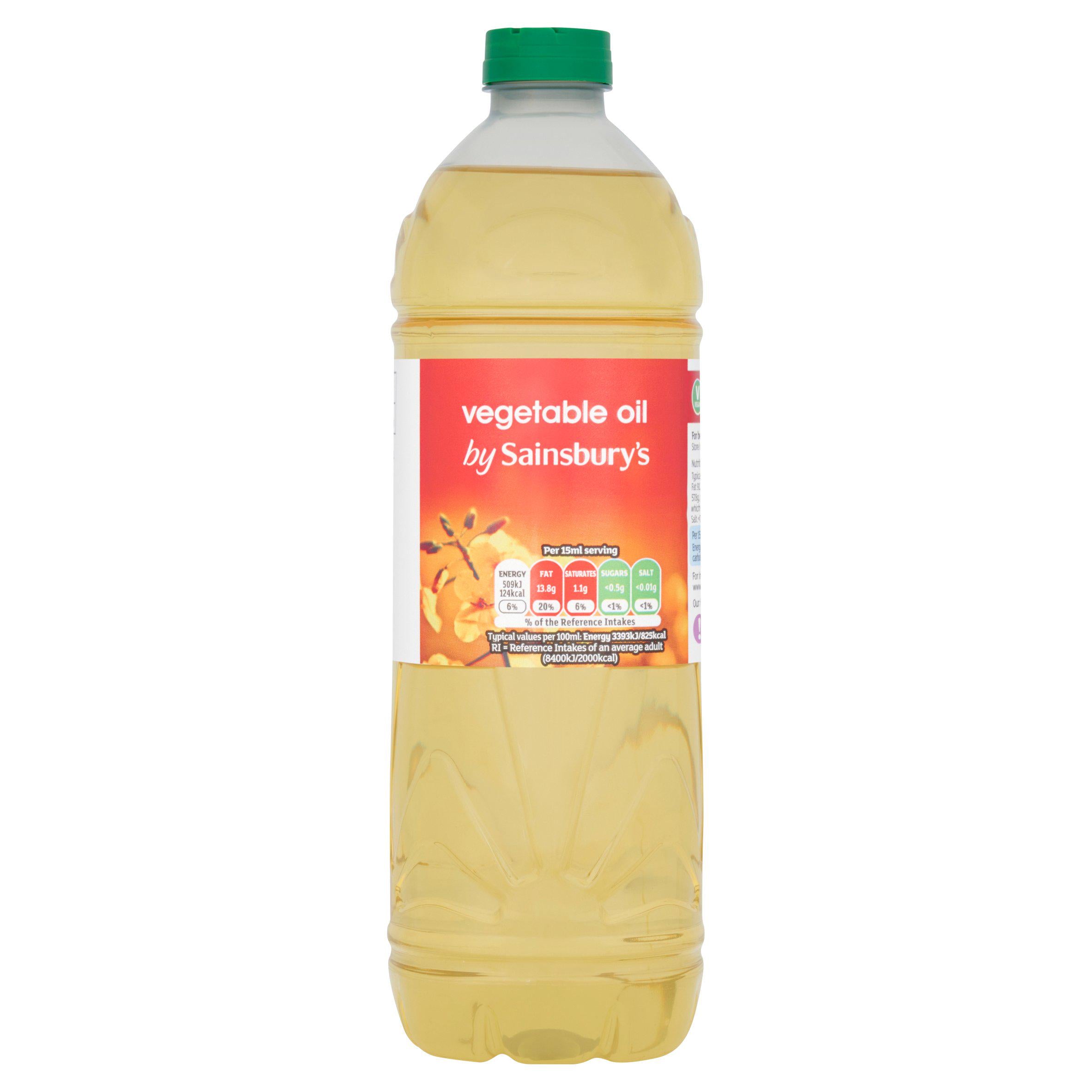 Sainsbury's Vegetable Oil 1L oils Sainsburys   