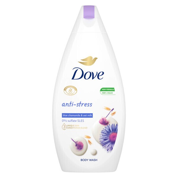 DNR Dove Anti-Stress Body Wash Shower Gel 450ml GOODS Superdrug   