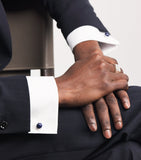 Babette Wasserman sodalite power orb cufflinks 2cm (British brand)